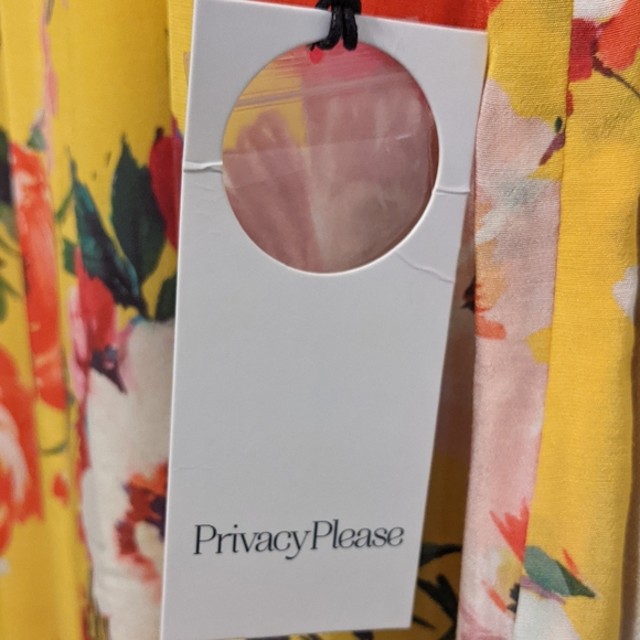 Privacy Please Beldon yellow maxi dress Size Small - Picture 6 of 10